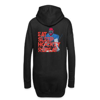 Eishockeytorwart Eishockey Goalie Hockey - Hoodie-Kleid - Schwarz - Hinten