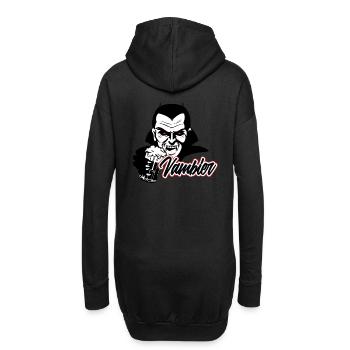 Halloween Vampir Bier Vambier Funny Horror - Hoodie-Kleid - Schwarz - Hinten