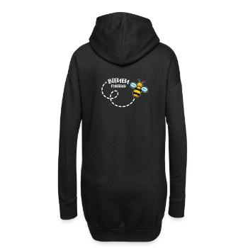 Bienen Flüsterer Imker Bienenzüchter Biene Honig - Hoodie-Kleid - Schwarz - Hinten