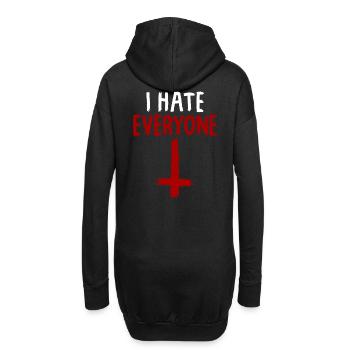 La haine croisée t-shirt satanisme diable Sinner 666 - Sweat-shirt à capuche long Femme - noir - Dos