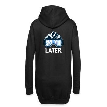 Sports d’hiver Ski you later T-Shirt Montagne Sport Alpes - Sweat-shirt à capuche long Femme - noir - Dos