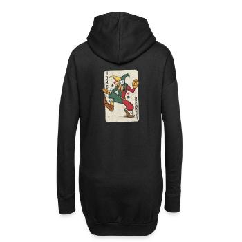 Casino Joker Karte Gambling T-Shirt Gewinn Poker - Hoodie-Kleid - Schwarz - Hinten