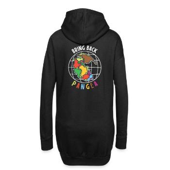 Ramenez le cadeau de géographie de géologie de Pangaea - Sweat-shirt à capuche long Femme - noir - Dos