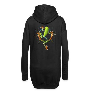 Frosch - Sweat-shirt à capuche long Femme - noir - Dos
