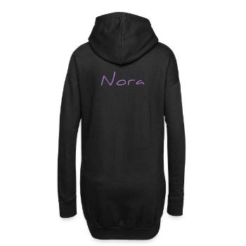 Nora - Hoodie-Kleid - Schwarz - Hinten