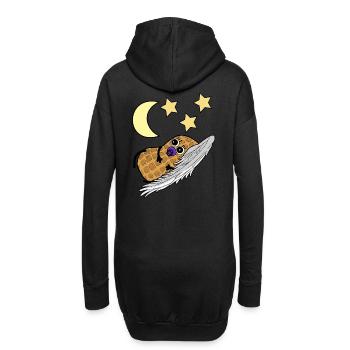 Bébé Enfant Enfants Naissance Maternelle - Sweat-shirt à capuche long Femme - noir - Dos