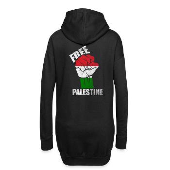 Free Palestine - Freedom for Palestine - Hoodie Dress - black - Back