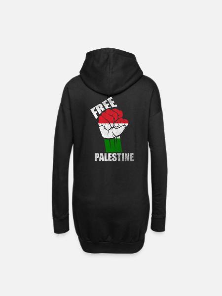 Free Palestine - Freiheit für Palästina - Luvklänning - svart