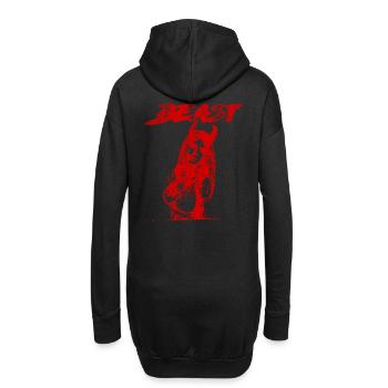 2reborn Sexy BEAST Demon girl devil 3 - Hoodie-Kleid - Schwarz - Hinten
