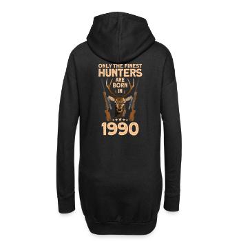 Jäger 32. Geburtstag Hirsch Jagen Geschenk - Hoodie-Kleid - Schwarz - Hinten