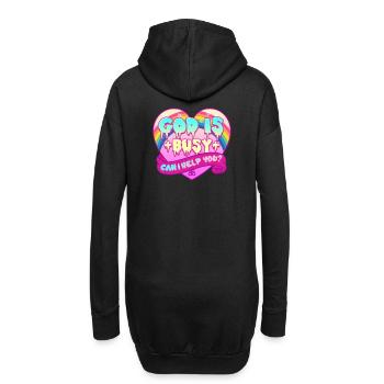 Dieu est occupé Puis-je vous aider I Death Metal Heart - Sweat-shirt à capuche long Femme - noir - Dos