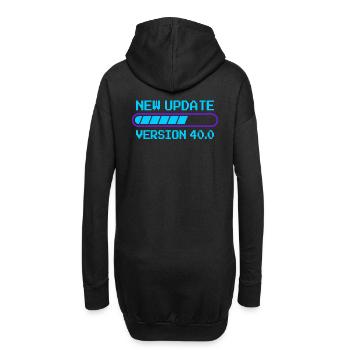 Programmeur 40e anniversaire informatik Cadeau - Sweat-shirt à capuche long Femme - noir - Dos