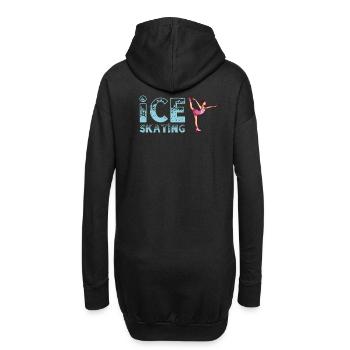 Eiskunstlauf Figure Skating - Hoodie-Kleid - Schwarz - Hinten