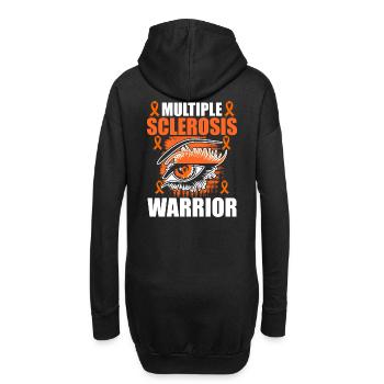 Multiple Sclerosis Awareness - Hoodie Dress - black - Back