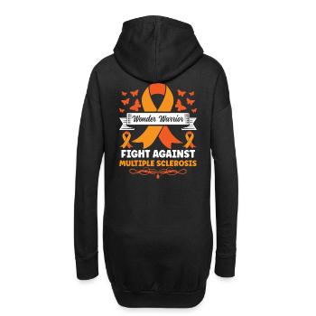 Multiple Sklerose Awareness - Hoodie-Kleid - Schwarz - Hinten