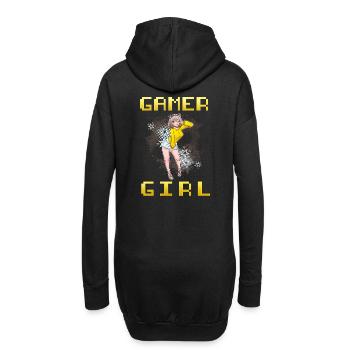 Gamer Girl I Chibi Anime Kawaii E-Girl - Sweat-shirt à capuche long Femme - noir - Dos