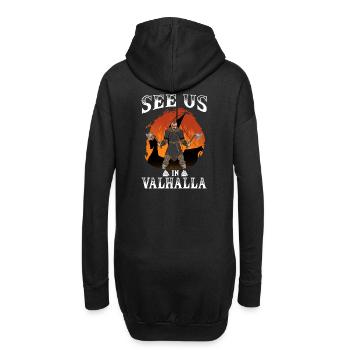 Rendez-vous à Valhalla I Valhalla Viking - Sweat-shirt à capuche long Femme - noir - Dos
