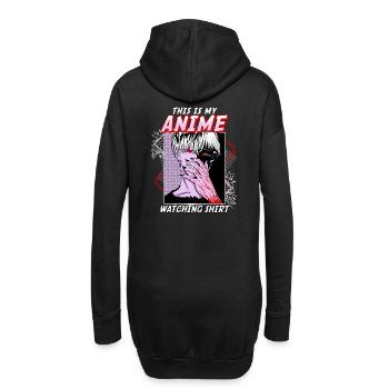 This Is My Anime Watching Shirt I Kawaii Otaku - Hoodie-Kleid - Schwarz - Hinten