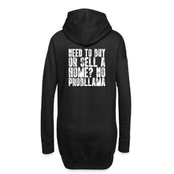 72241608540523805 avant - Sweat-shirt à capuche long Femme - noir - Dos