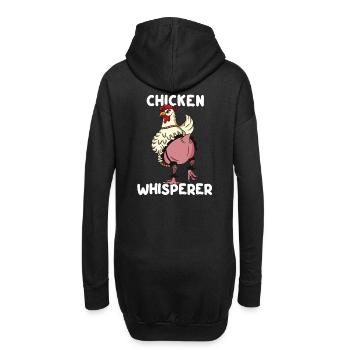 front 94781611242458619 - Hoodie-Kleid - Schwarz - Hinten