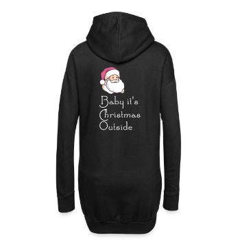 front 71601606850198328 - Hoodie-Kleid - Schwarz - Hinten