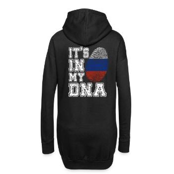 It's In My DNA Russia Patriotic Russian Gift - Hoodie-Kleid - Schwarz - Hinten