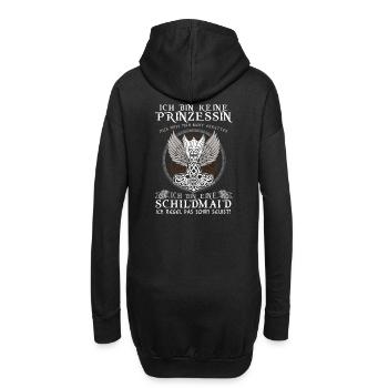 front 77131662293365696 - Hoodie-Kleid - Schwarz - Hinten
