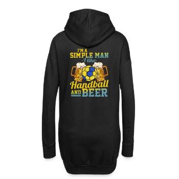 front 17611602853406637 - Hoodie-Kleid - Schwarz - Hinten