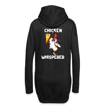 front 93291611242346535 - Hoodie-Kleid - Schwarz - Hinten