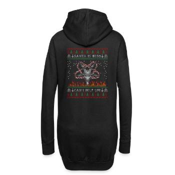 I Pentagramme du diable satanique - Sweat-shirt à capuche long Femme - noir - Dos