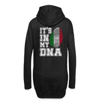 DNA Italie - Sweat-shirt à capuche long Femme - noir - Dos