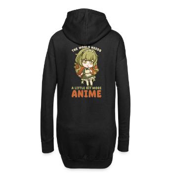 This Is My Anime Watching Shirt I Kawaii Otaku - Hoodie-Kleid - Schwarz - Hinten