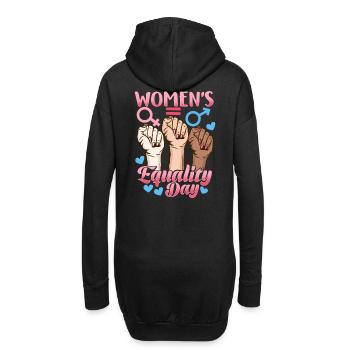 Women's Equality Day Feminist Gift - Hoodie-Kleid - Schwarz - Hinten