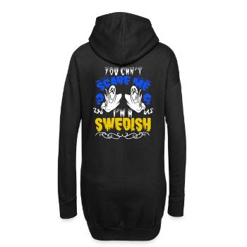 Scare Swedish - Hoodie-Kleid - Schwarz - Hinten