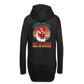 Agriculteurs Agriculteurs Poulets Poulet Cadeau - Sweat-shirt à capuche long Femme - noir - Dos