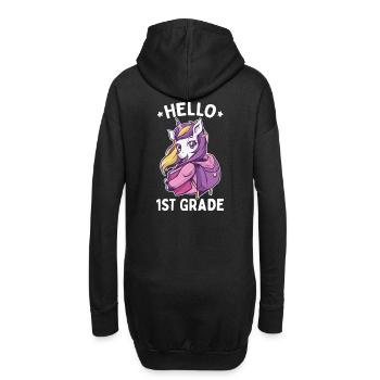 Hello 1st Grade - Hello First Grade Rocks - Hoodie-Kleid - Schwarz - Hinten