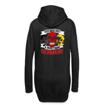 NeverUnderestimate Germany - Hoodie-Kleid - Schwarz - Hinten