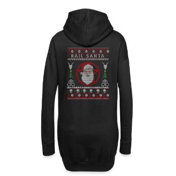 I Satanic Devil Pentagramm - Hoodie-Kleid - Schwarz - Hinten
