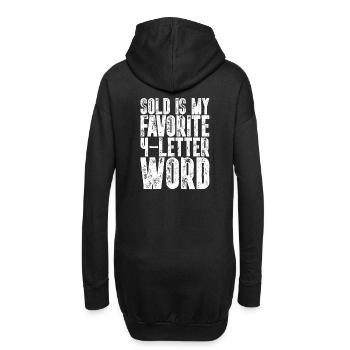 77921608540827791 avant - Sweat-shirt à capuche long Femme - noir - Dos