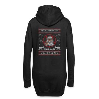 I Pentagramme du diable satanique - Sweat-shirt à capuche long Femme - noir - Dos