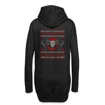 I Pentagramme du diable satanique - Sweat-shirt à capuche long Femme - noir - Dos