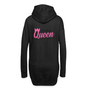 Schafkopf Queen - Hoodie-Kleid - Schwarz - Hinten