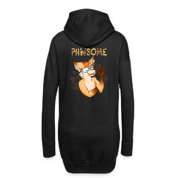 Pawsome I Furry Fandom Cospaly - Hoodie-Kleid - Schwarz - Hinten