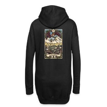 Judgement I Goth Tarot Card I Fortune Teller - Hoodie Dress - black - Back