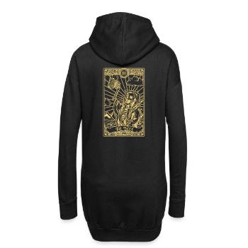 The Beer I Gothic Tarot Card I Fortune Teller - Hoodie-Kleid - Schwarz - Hinten