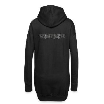 techno1 - Sweat-shirt à capuche long Femme - noir - Dos
