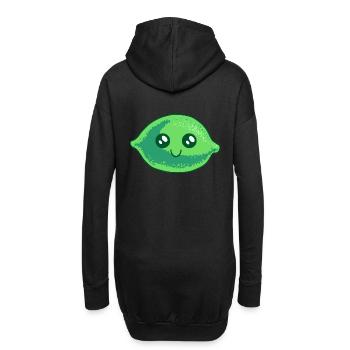 Citron Citron Fruit Fruit Aigre - Sweat-shirt à capuche long Femme - noir - Dos