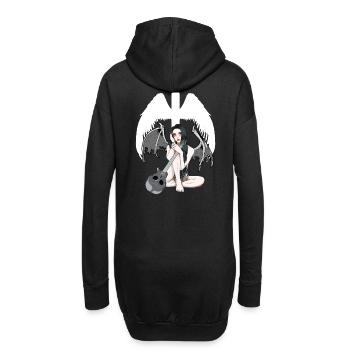 Hard Rock Music Fantasy Devil Concert Satanic - Sweat-shirt à capuche long Femme - noir - Dos