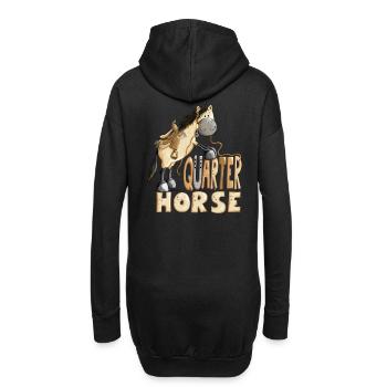 Buckskin Quarter Horse - Sweat-shirt à capuche long Femme - noir - Dos