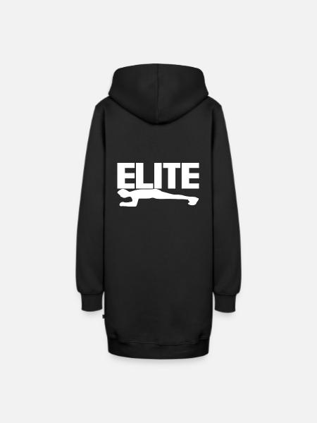 Elite Sports - Hoodie-Kleid - Schwarz